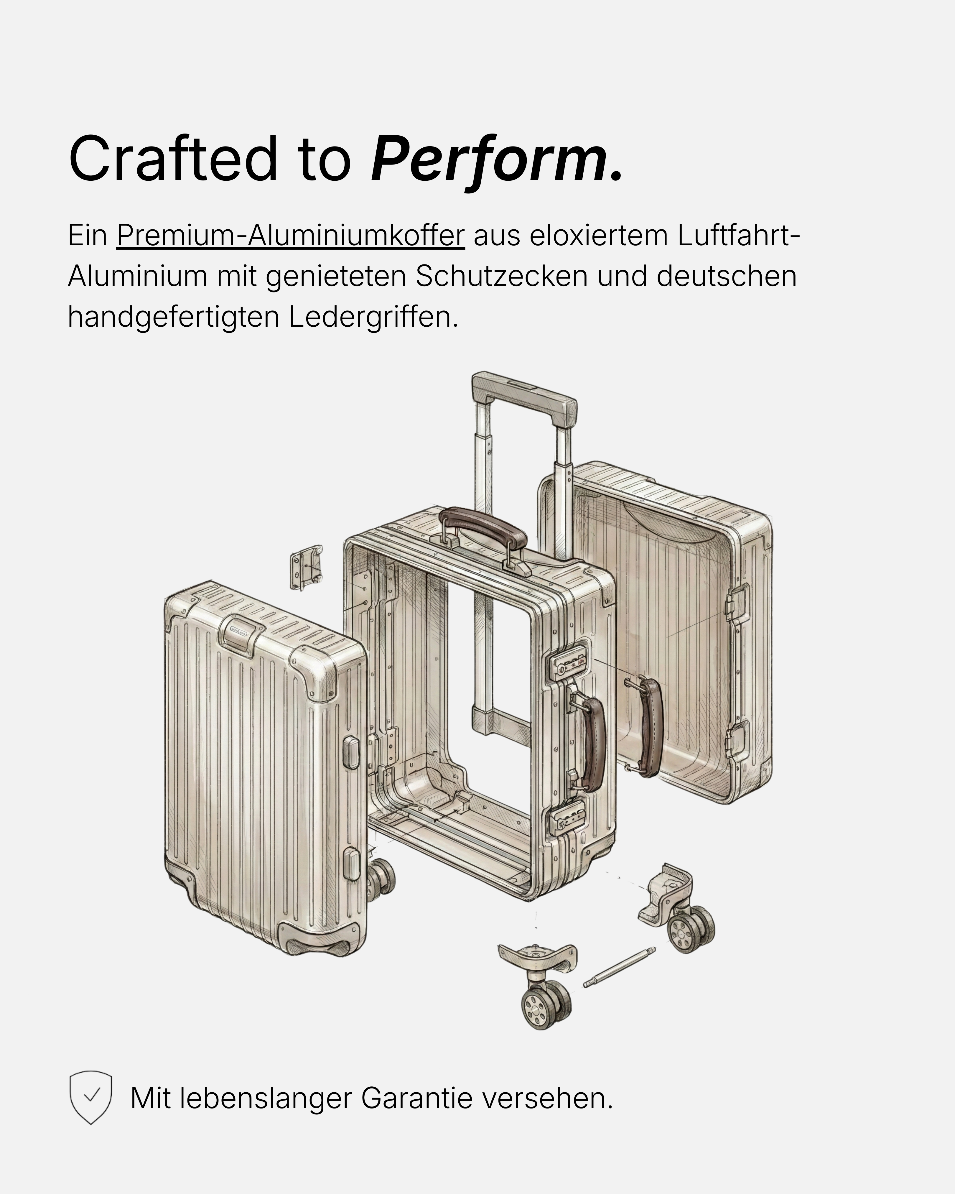 Icon Aluminium Koffer