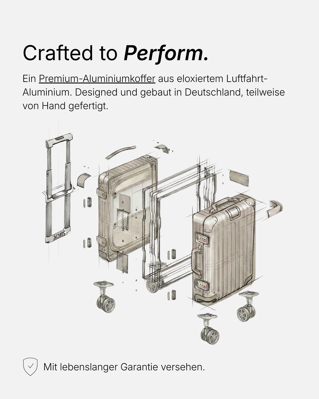 Cabine aluminium koffer