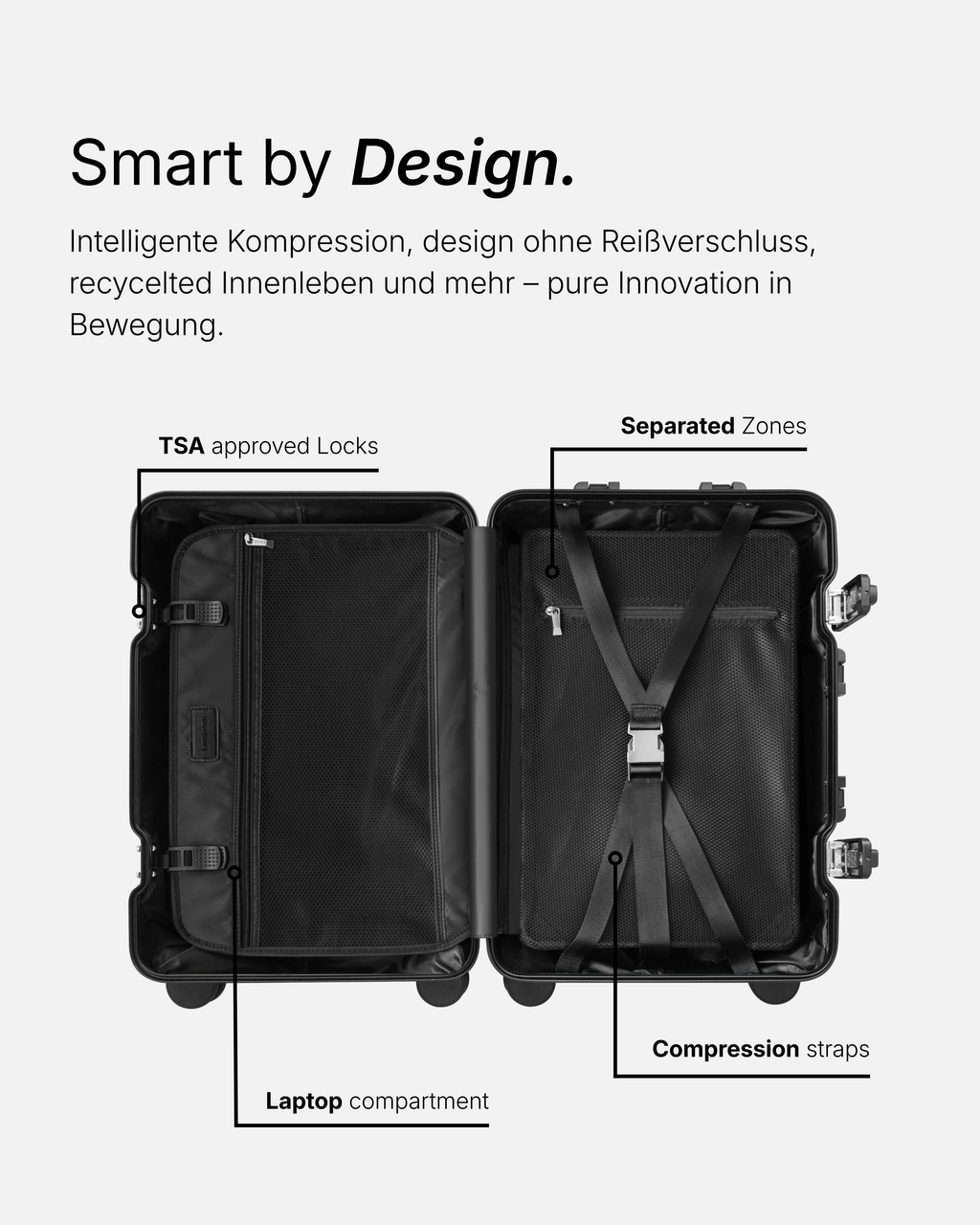 Treva aluminium koffer