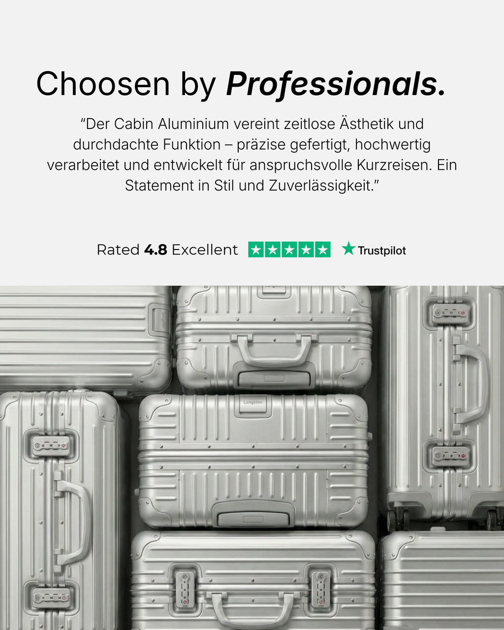 Cabine aluminium koffer