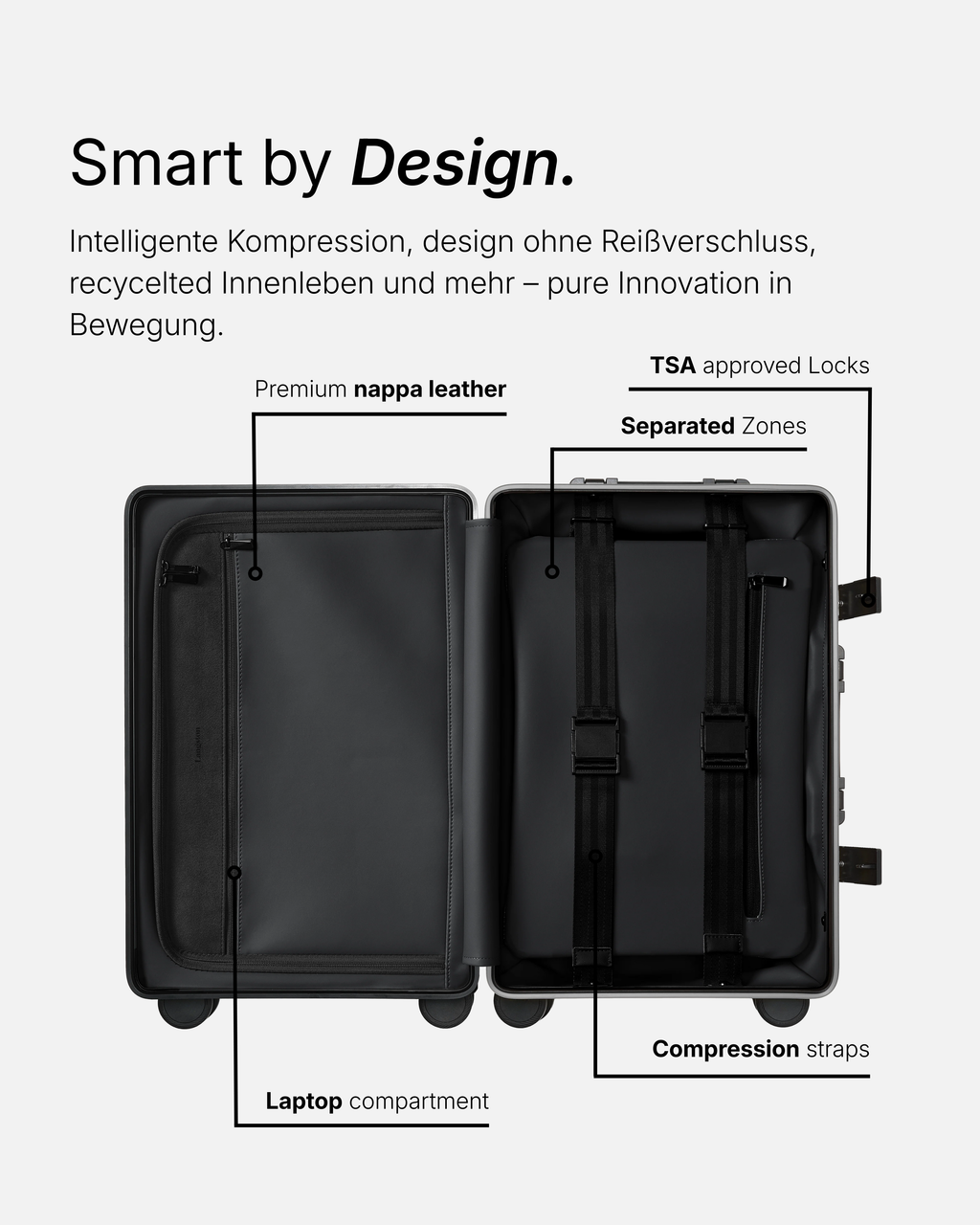 Koffer van koolstofvezel