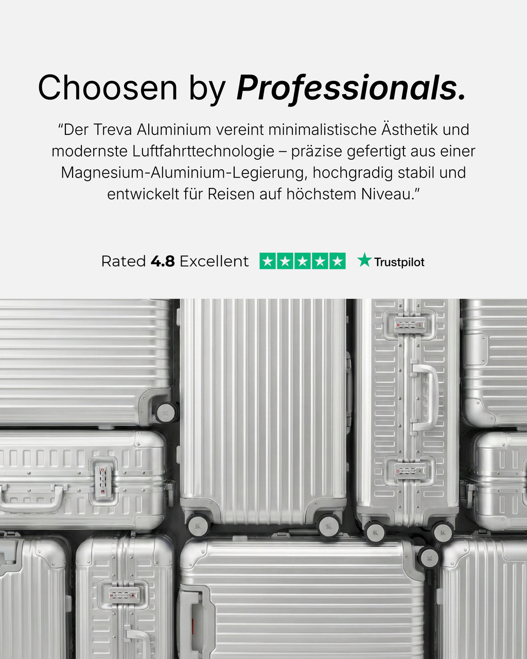 Treva aluminium koffer