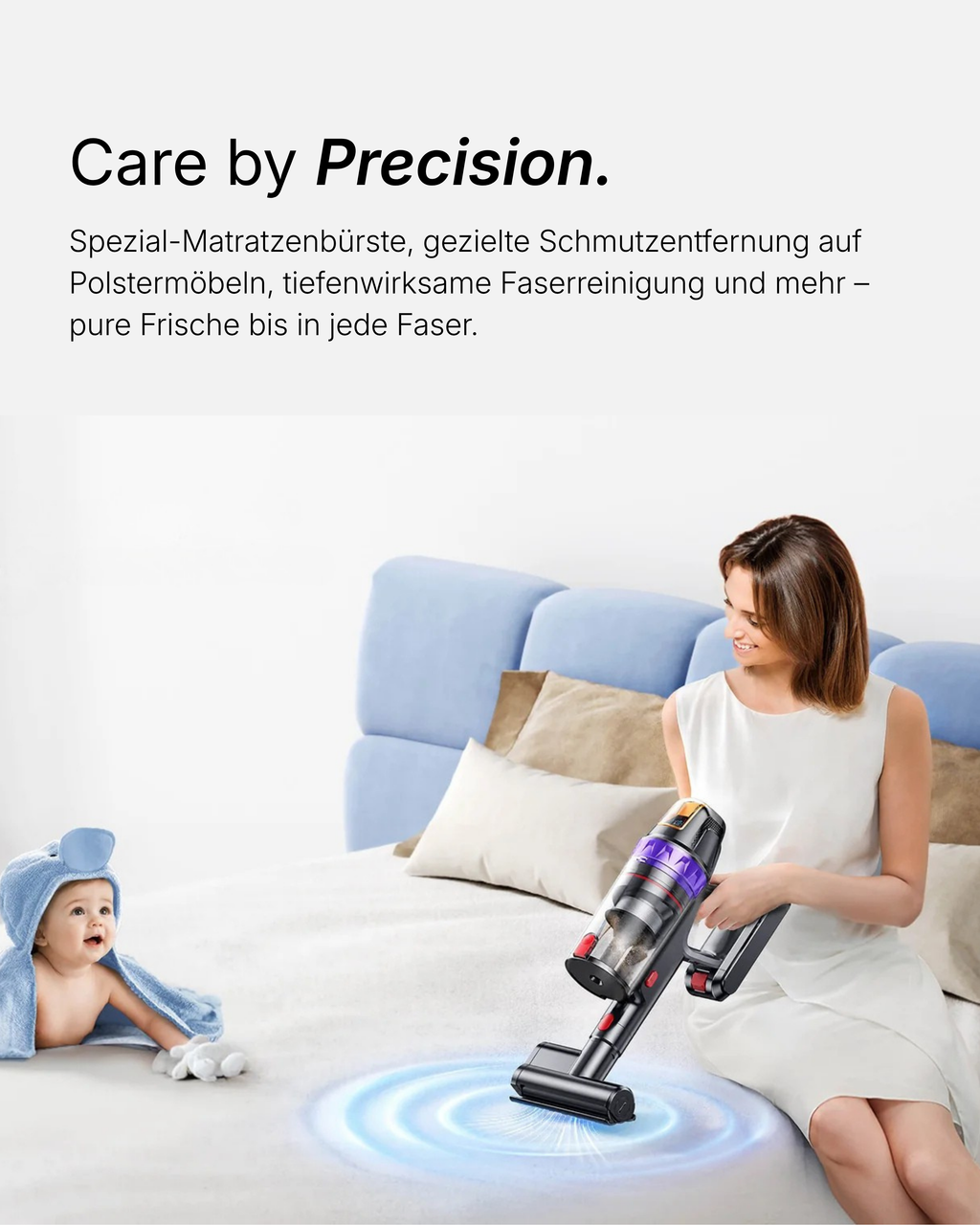 V90 Kabelloser Akku Staubsauger Beutellos