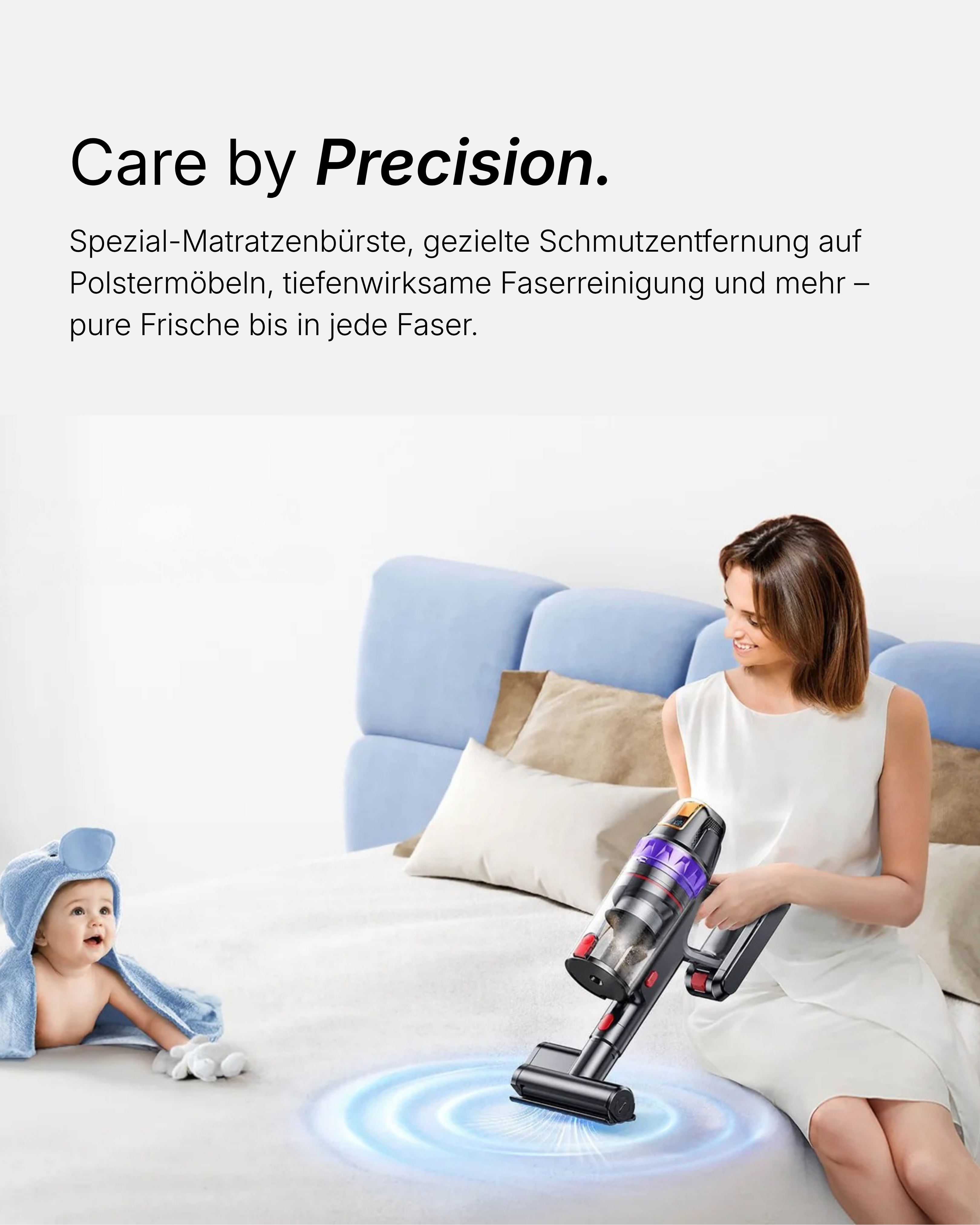 V90 Kabelloser Akku Staubsauger Beutellos