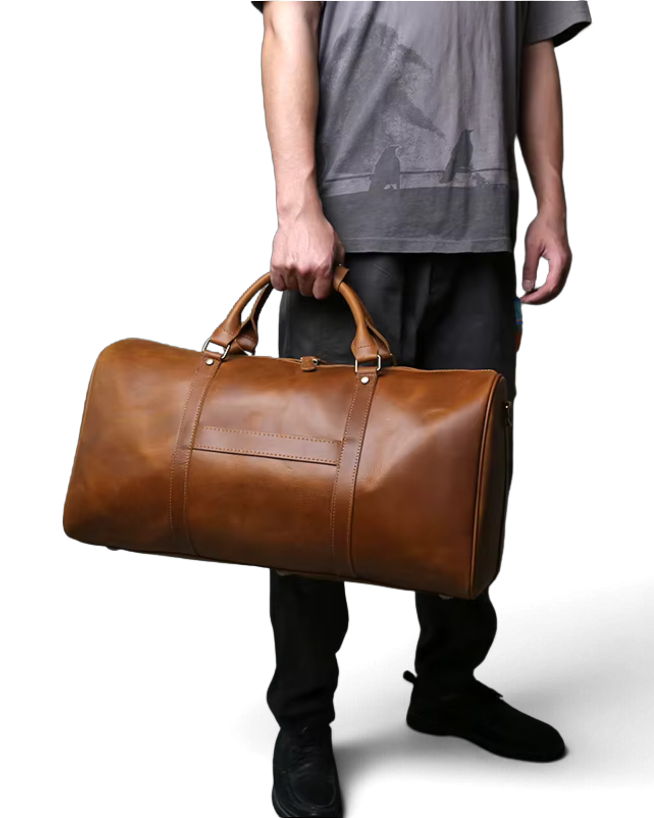 Yale Rindsleder Reisetasche