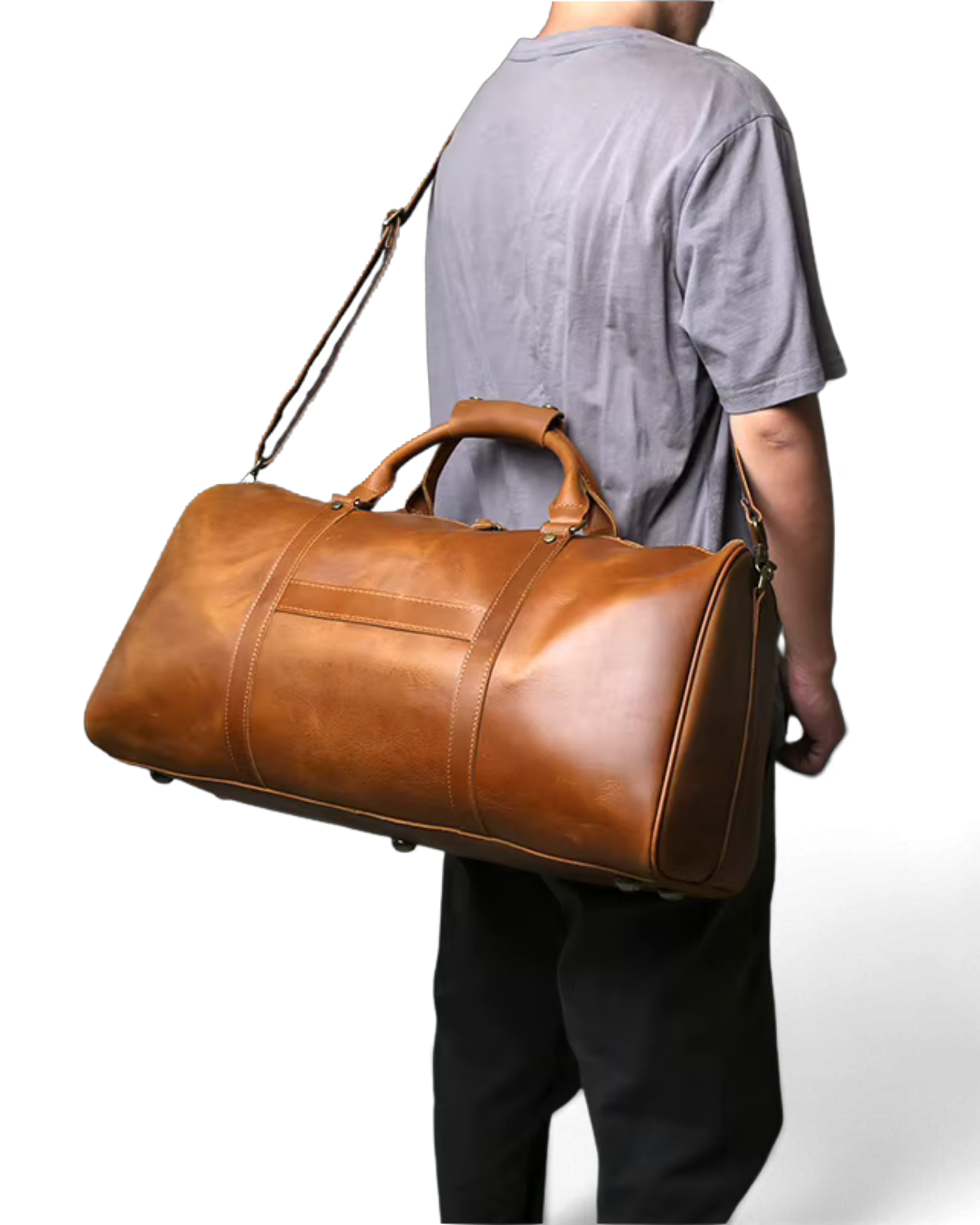 Yale Rindsleder Reisetasche