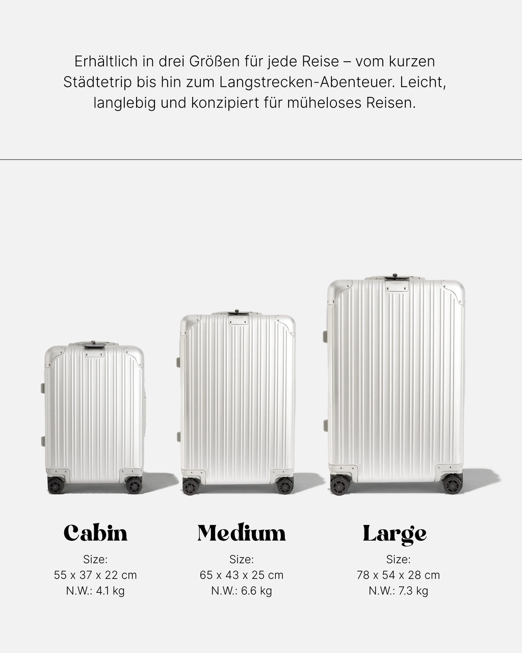 Cabin Aluminium Koffer