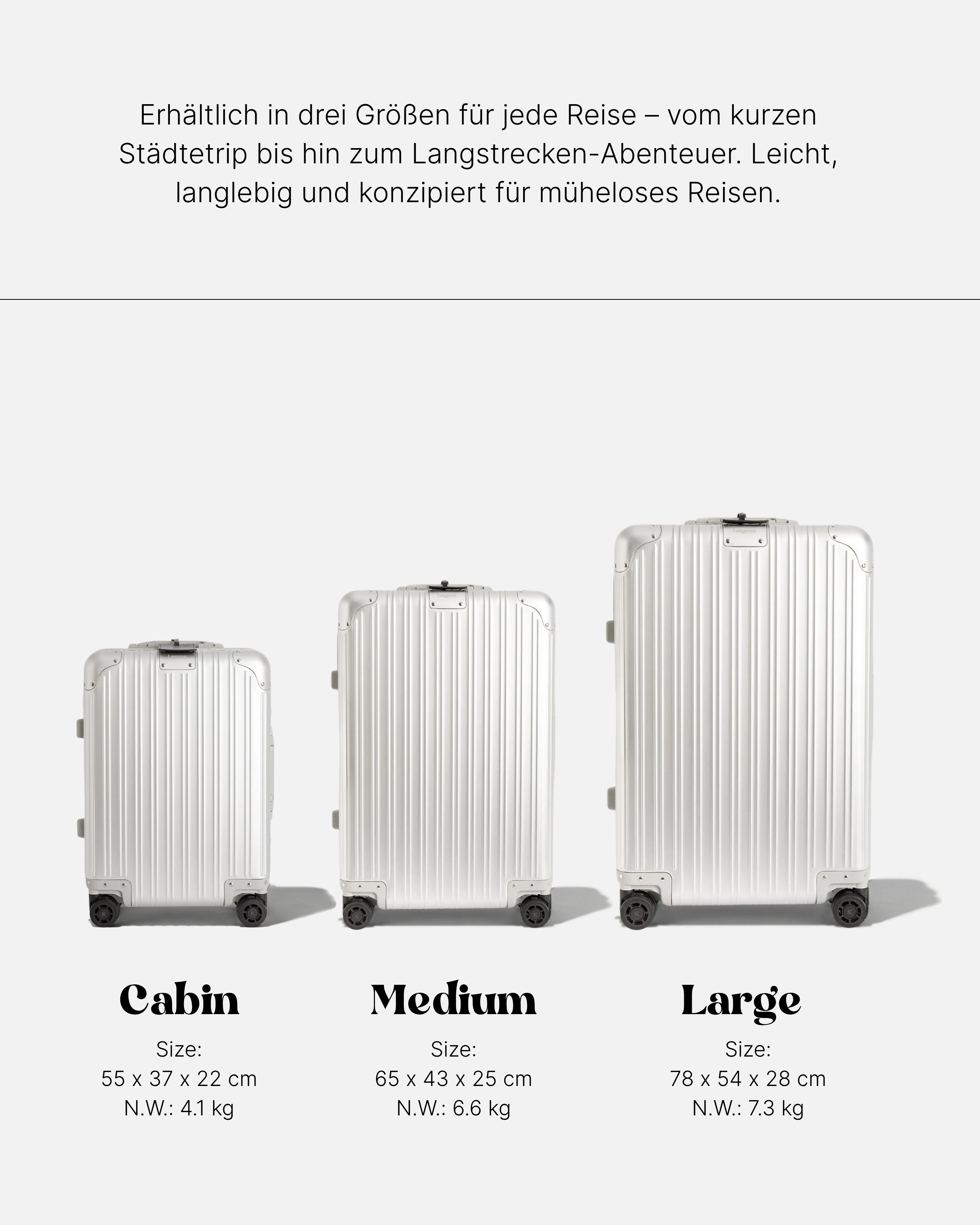 Cabin Aluminium Koffer