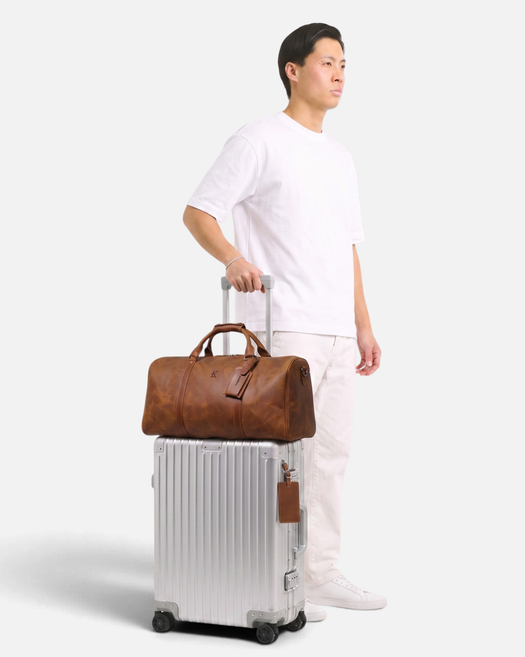 Yale Rindsleder Reisetasche
