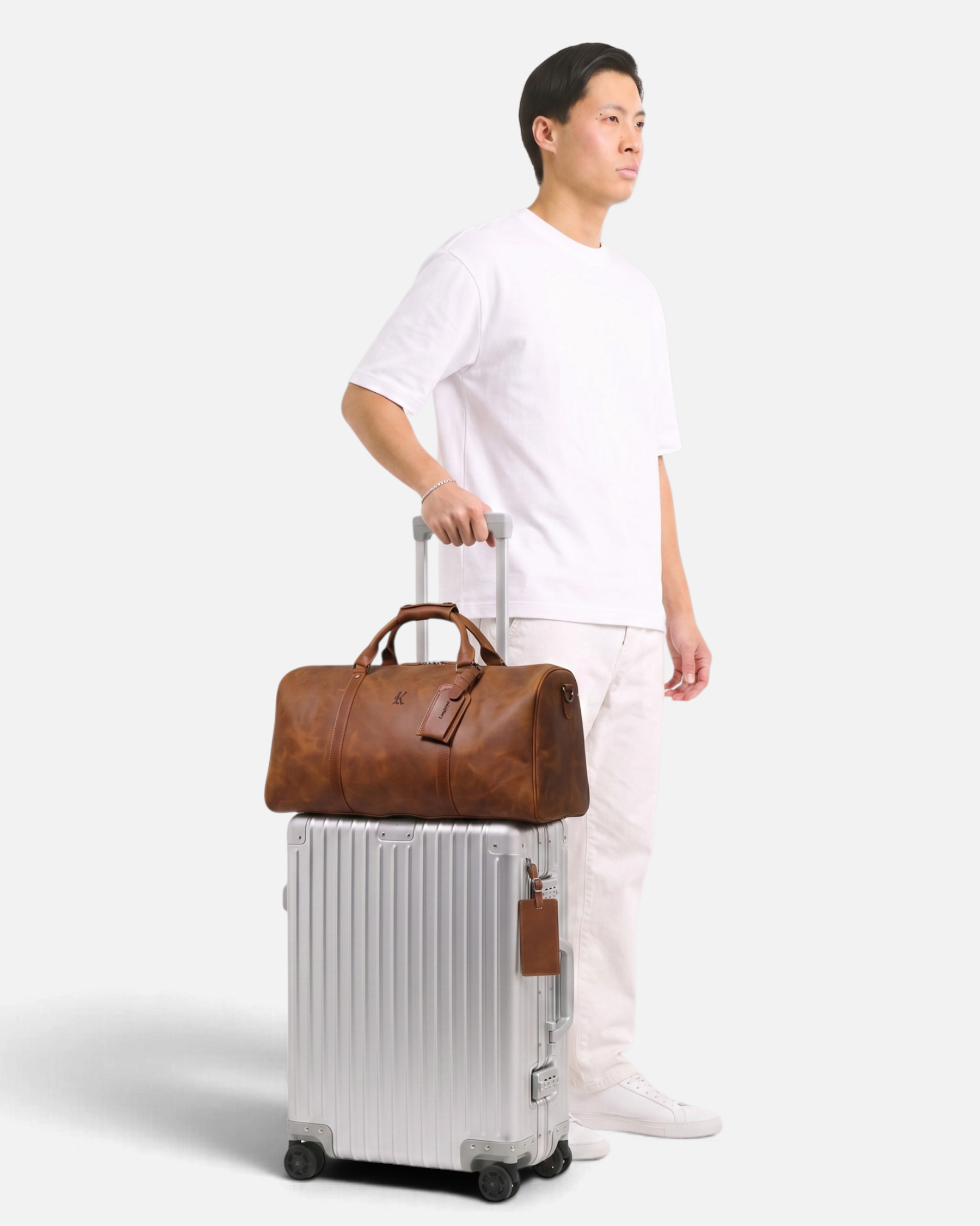 Yale Rindsleder Reisetasche