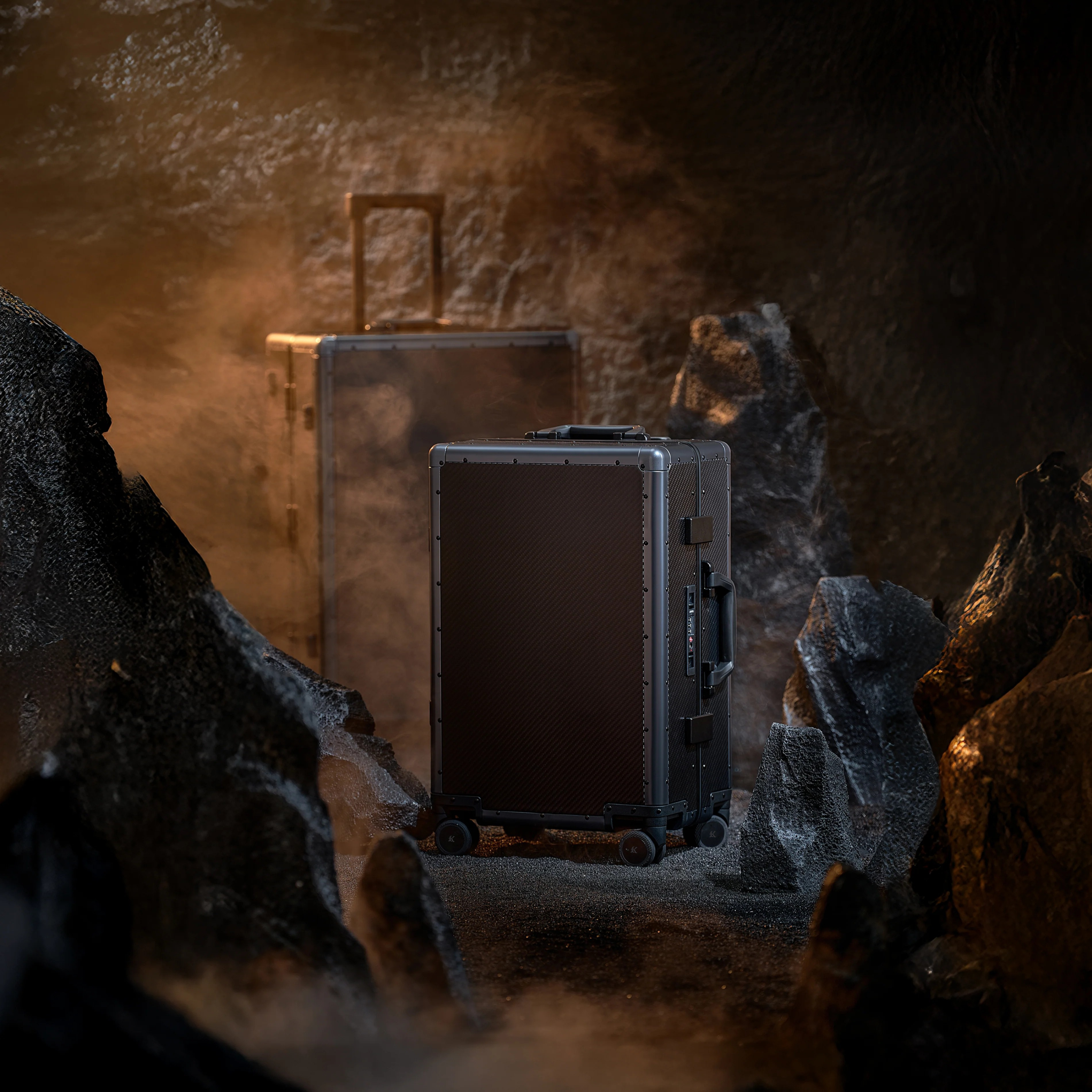 Carbon fiber suitcase