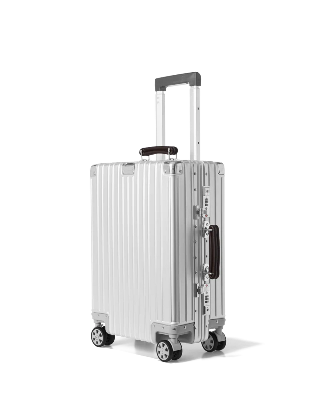 Doppelte TSA-Sicherheitsschlösser am Icon Aluminium Koffer