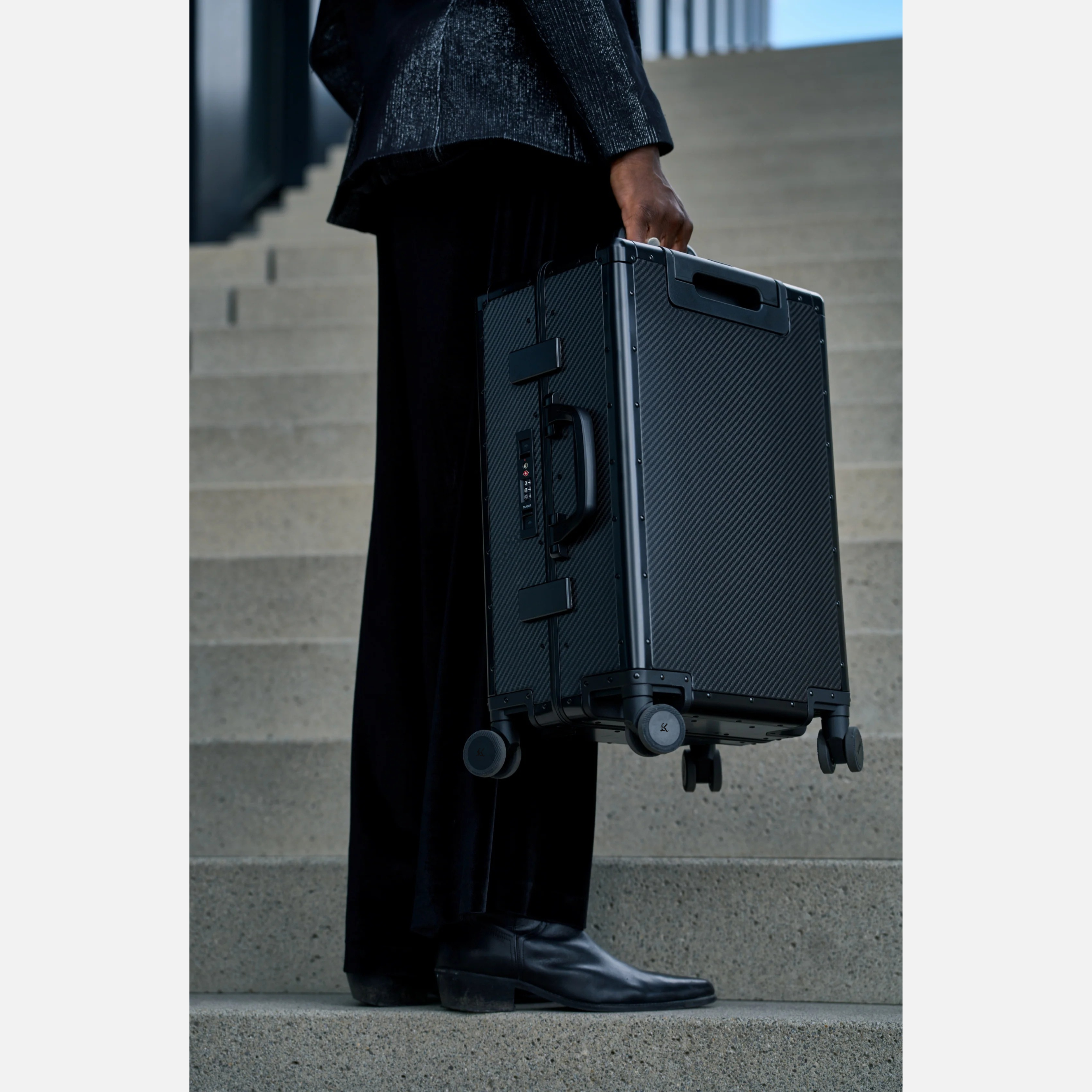 Carbon fiber suitcase