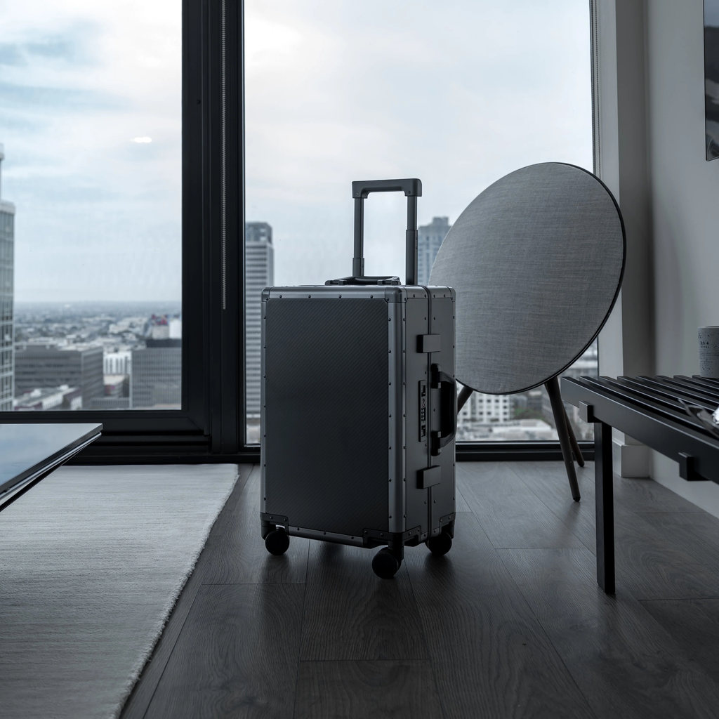 Carbon fiber suitcase